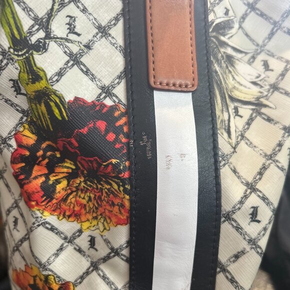 Rare L.A.M.B. Signature Marigold "Broadgate" Leather Bucket Hobo Bag - Picture 5 of 6